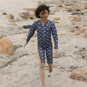 Whale Song UPF 50+ Recycled Sunsafe Sunsuit