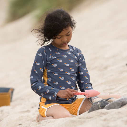 Whale Song UPF 50+ Sunsafe Long Sleeve Rash Vest