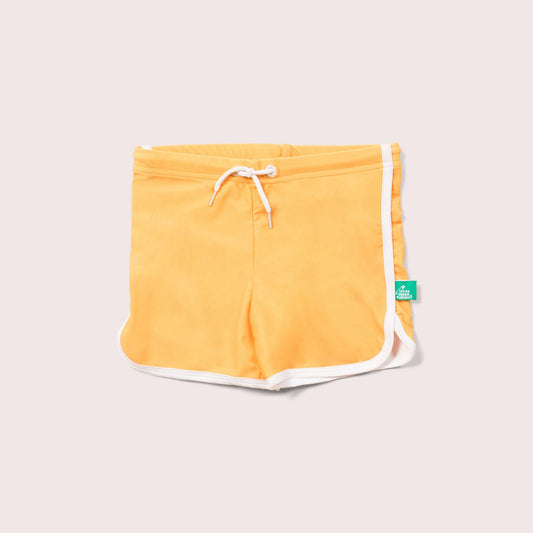 Gold UPF 50+ Recycled Swim Shorts