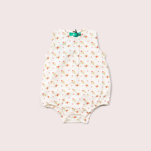 Spring Flowers Sleeveless Baby Bubble Bodysuit