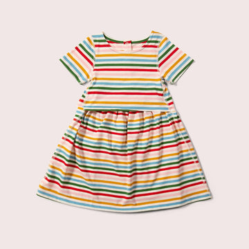Rainbow Stripe Adaptive Easy Peasy Dress