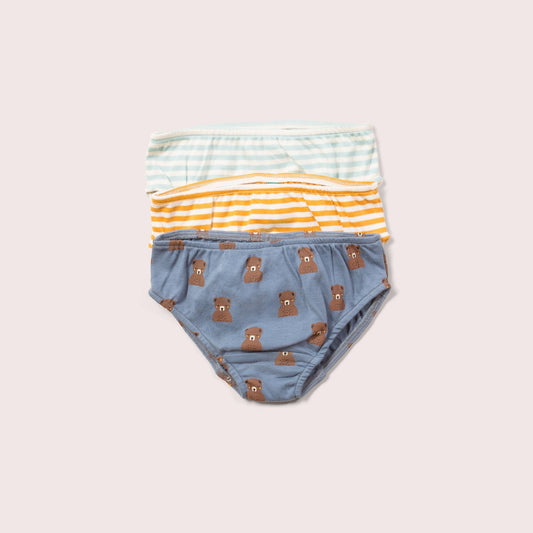 Little Bears Organic Underwear Set - 3 Pack