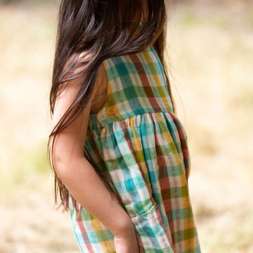 Rainbow Reversible Pinny Dress