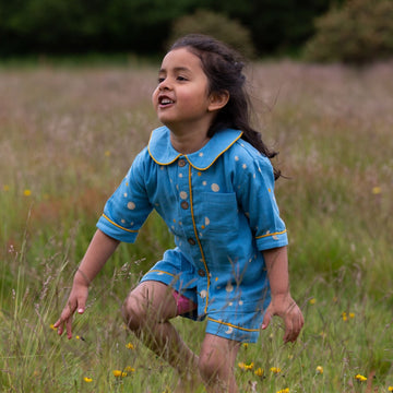 Dusk Button Through Pyjamas Short Set