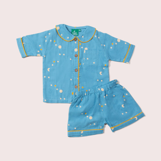 Dusk Button Through Pyjamas Short Set