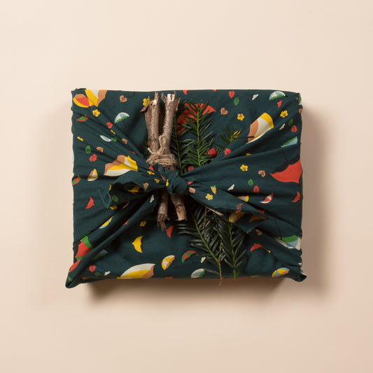Windy Day Furoshiki Fabric Gift Wrapping Service