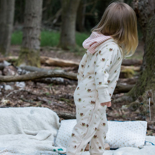 Autumn Squirrel Reversible Snug As A Bug Suit