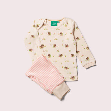 Autumn Squirrel Organic T-Shirt & Jogger Playset