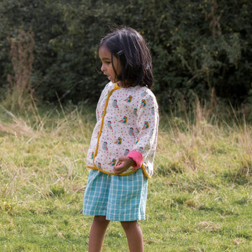 Blue Sky Check By The Sea Seersucker Shorts