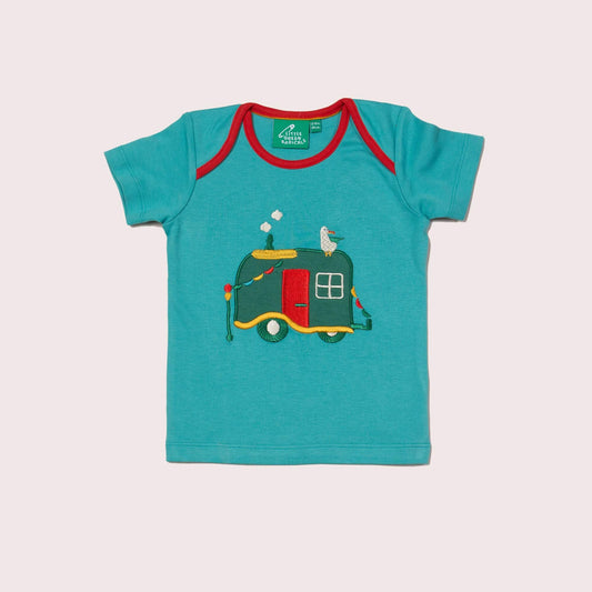 Campervan Adventures Applique Short Sleeve T-Shirt