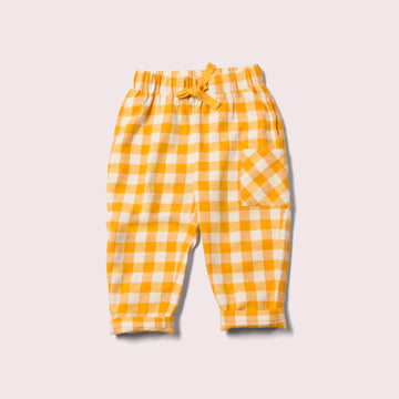 Golden Check Brushed Cotton Bottoms