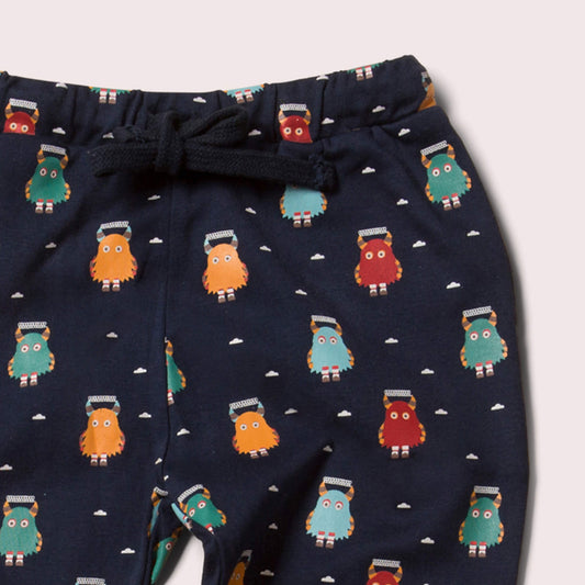 Little Monsters Cosy Knee Patch Joggers
