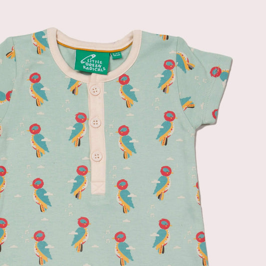 Little Woodpecker Organic Shortie Romper