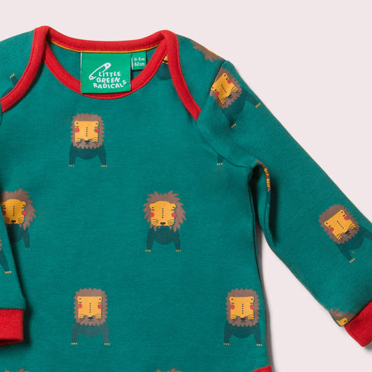 Mountain Lions Organic Baby Bodysuit Set