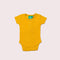 Pale Gold Ribbed Short Sleeve Baby Body
