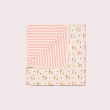 Quince Flowers Organic Baby Blanket