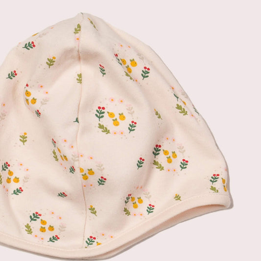 Quince Flowers Organic Baby Hat