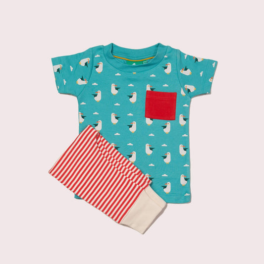 Summer Seagull T-Shirt & Jogger Playset