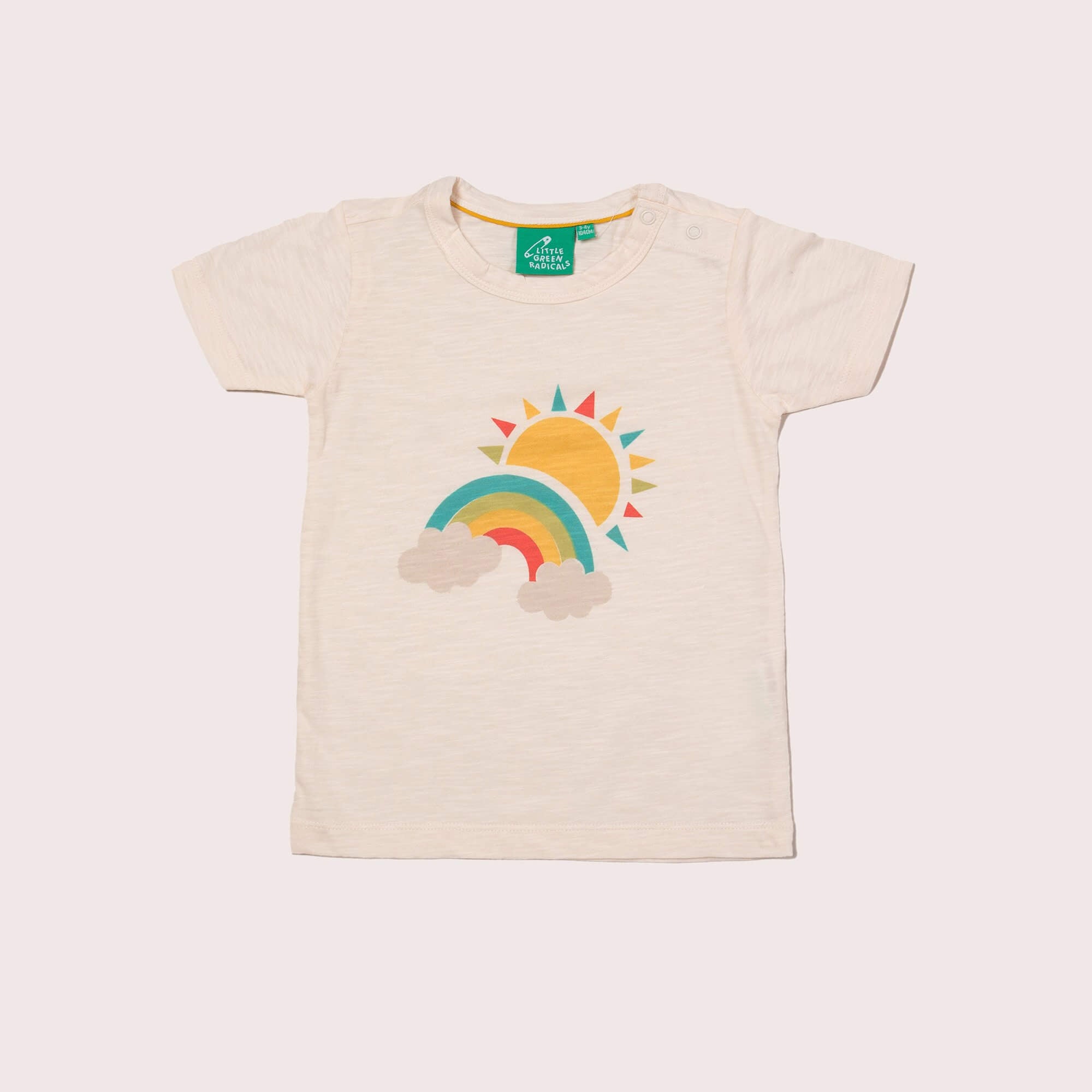 Kids Sun And The Rainbow Short Sleeve T Shirt – Little Green Radicals