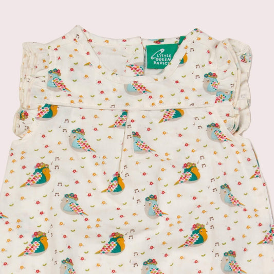 The Birds Did Sing Organic Summer Romper