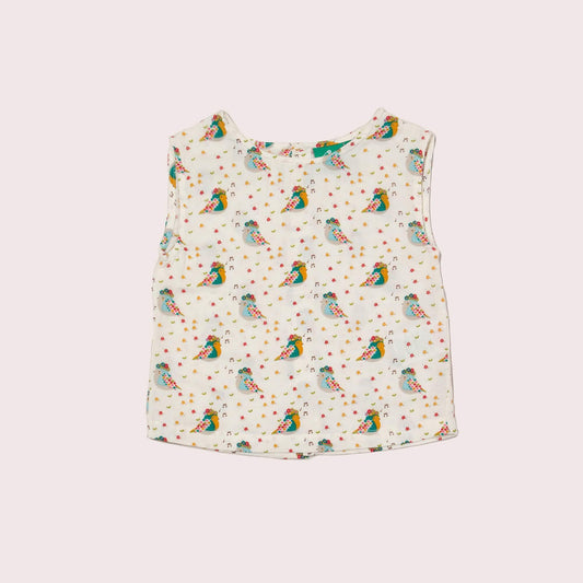 The Birds Did Sing Sleeveless Blouse